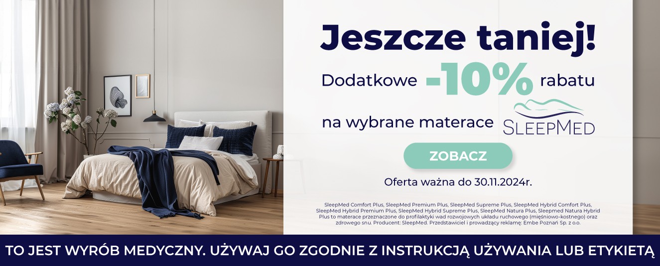 Promocja SleepMed - materace SleepMed do -30%